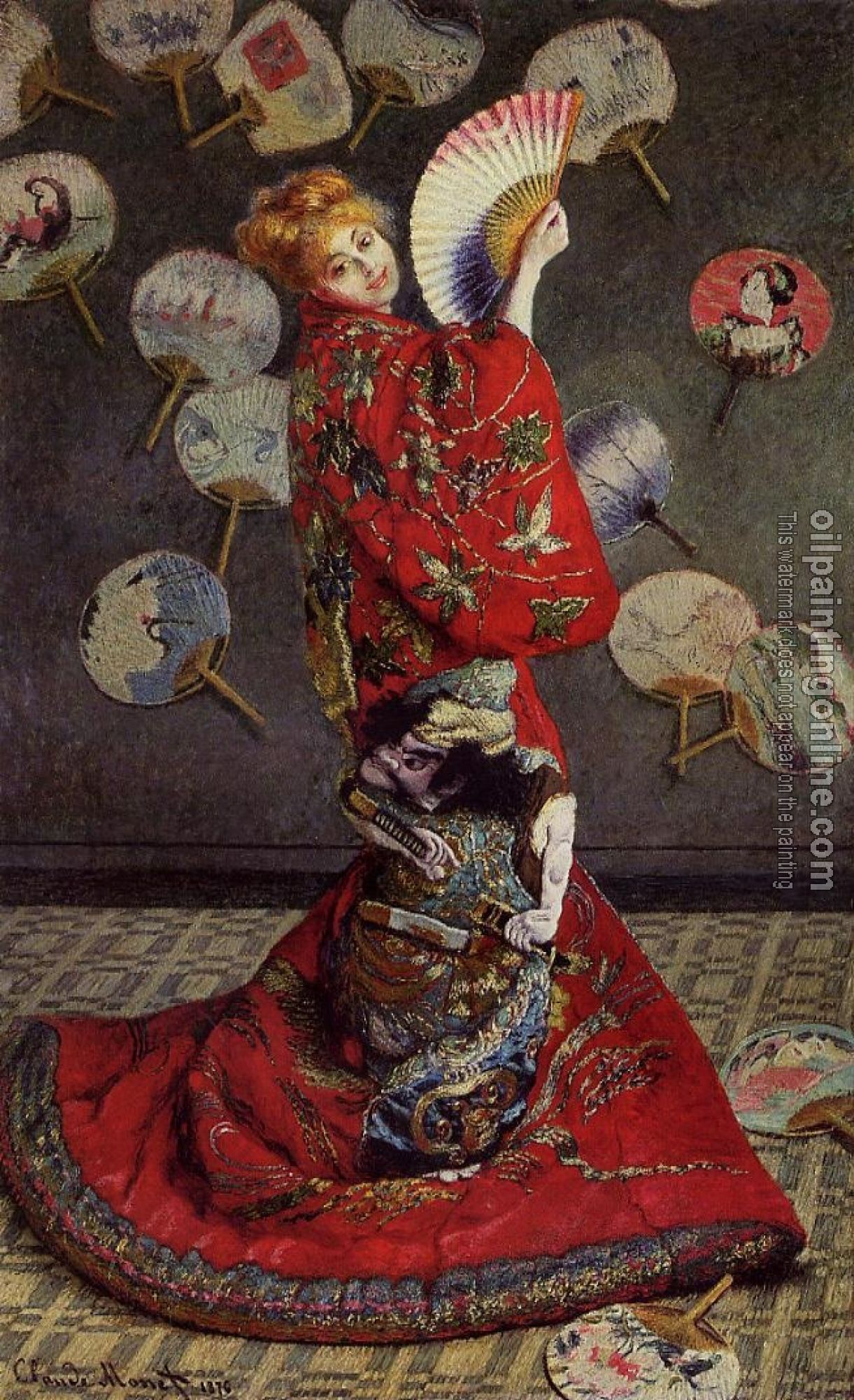 Monet, Claude Oscar - Camille Monet in Japanese Costume